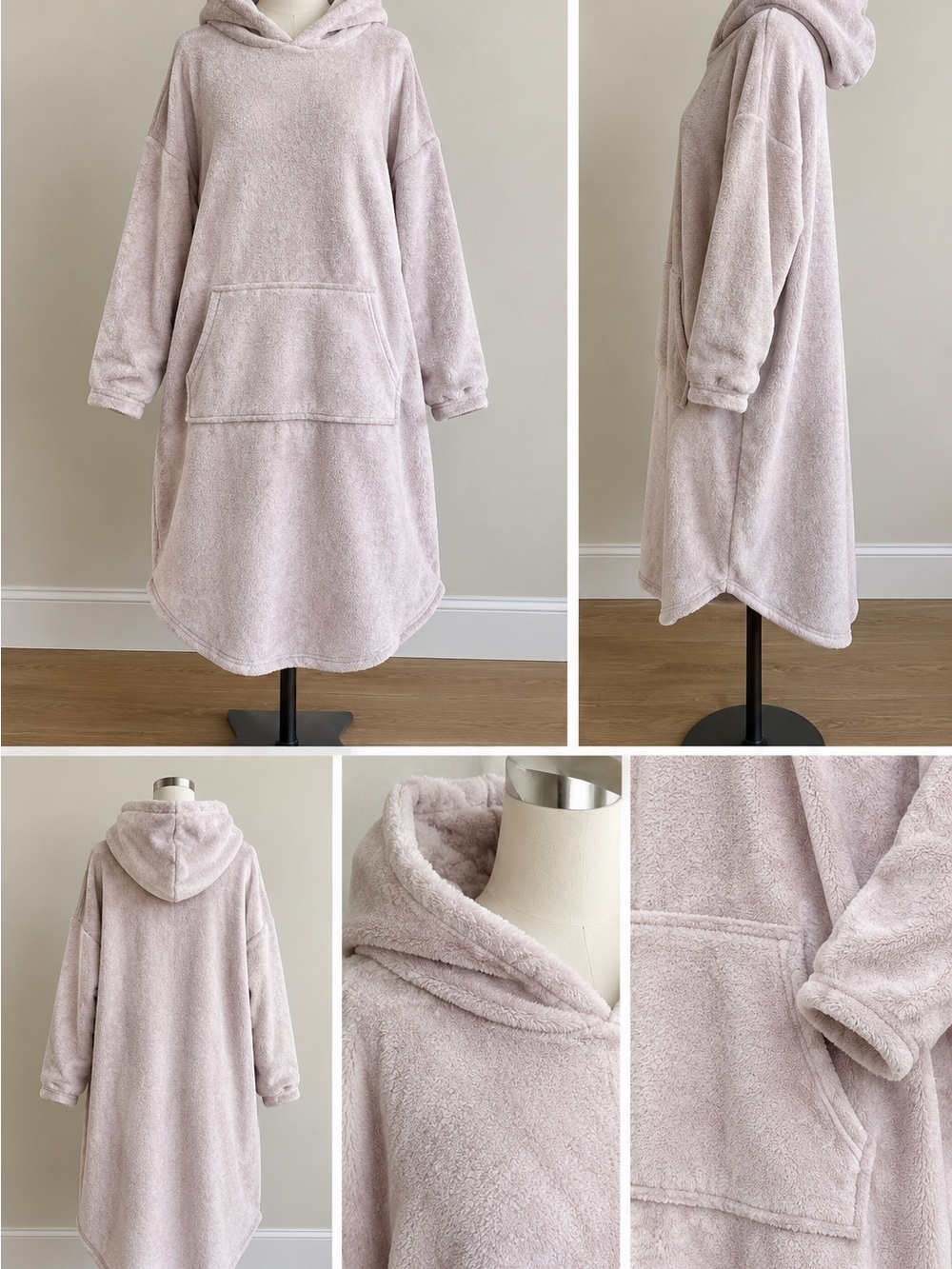 Oversized Cozy Hooded Pullover / Wearable Blanket Hoodie - Women’s
